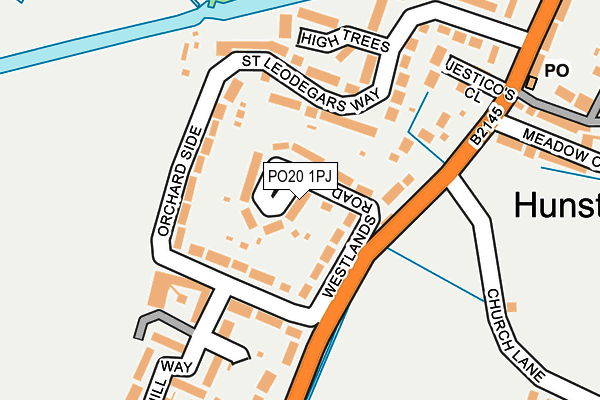 PO20 1PJ map - OS OpenMap – Local (Ordnance Survey)