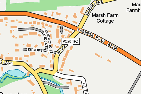 PO20 1PZ map - OS OpenMap – Local (Ordnance Survey)