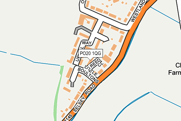 PO20 1QG map - OS OpenMap – Local (Ordnance Survey)