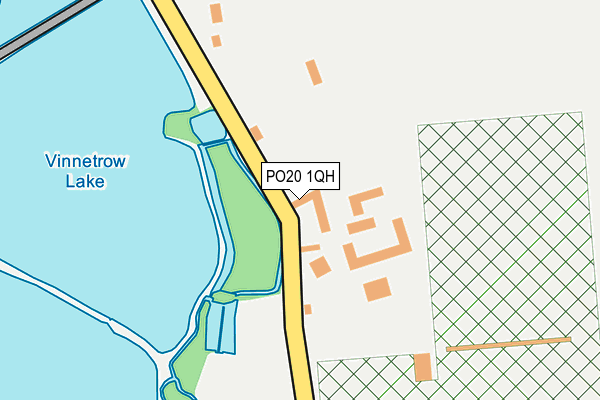 PO20 1QH map - OS OpenMap – Local (Ordnance Survey)