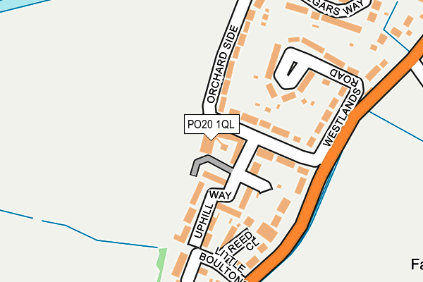 PO20 1QL map - OS OpenMap – Local (Ordnance Survey)