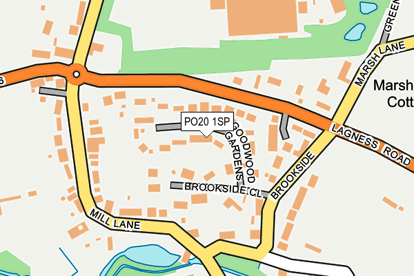 PO20 1SP map - OS OpenMap – Local (Ordnance Survey)
