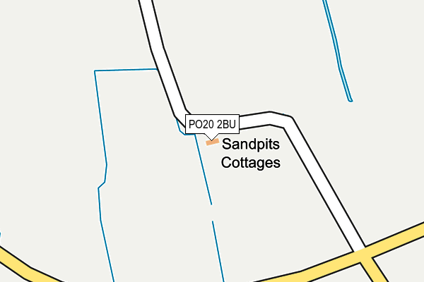 PO20 2BU map - OS OpenMap – Local (Ordnance Survey)