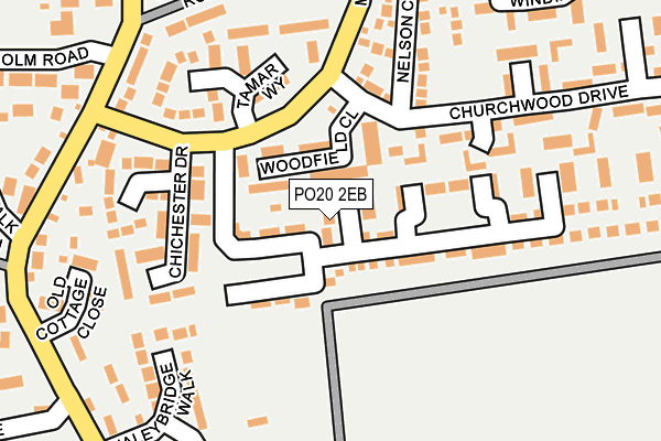 PO20 2EB map - OS OpenMap – Local (Ordnance Survey)