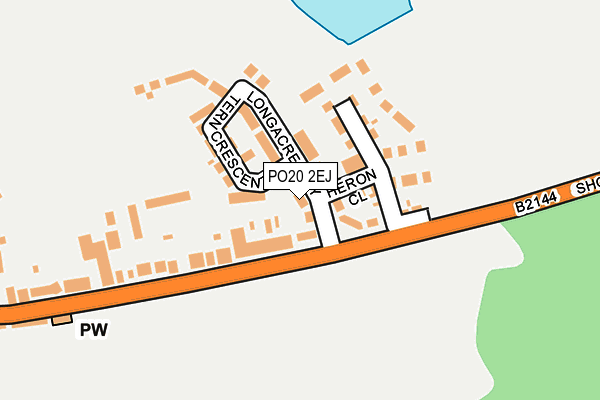 PO20 2EJ map - OS OpenMap – Local (Ordnance Survey)