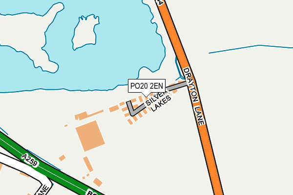 PO20 2EN map - OS OpenMap – Local (Ordnance Survey)