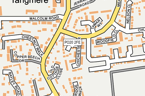 PO20 2FE map - OS OpenMap – Local (Ordnance Survey)