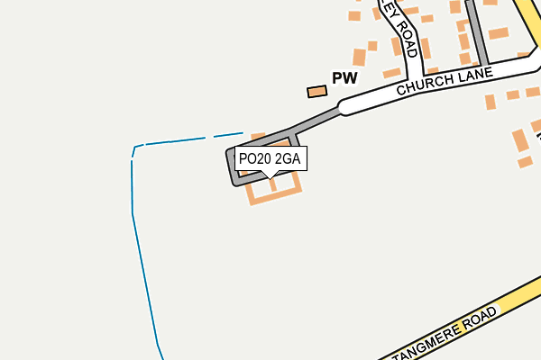 PO20 2GA map - OS OpenMap – Local (Ordnance Survey)