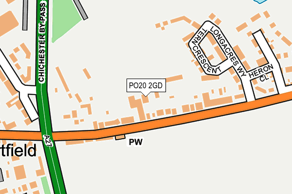 PO20 2GD map - OS OpenMap – Local (Ordnance Survey)