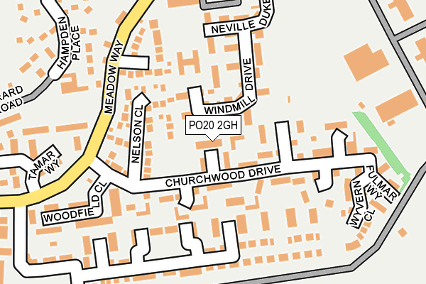 PO20 2GH map - OS OpenMap – Local (Ordnance Survey)