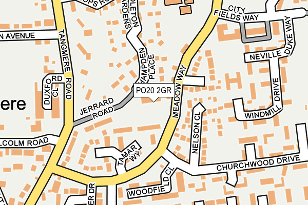 PO20 2GR map - OS OpenMap – Local (Ordnance Survey)