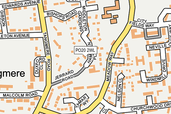 PO20 2WL map - OS OpenMap – Local (Ordnance Survey)