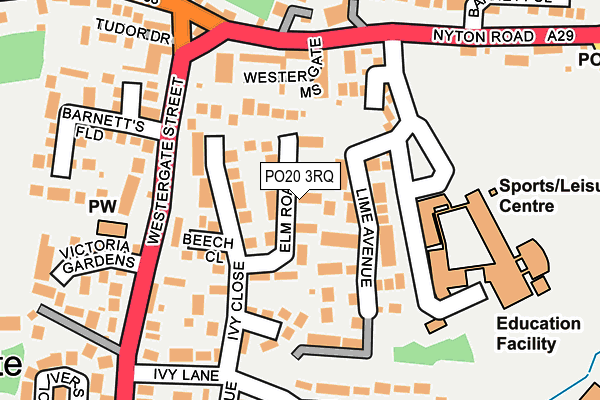 PO20 3RQ map - OS OpenMap – Local (Ordnance Survey)