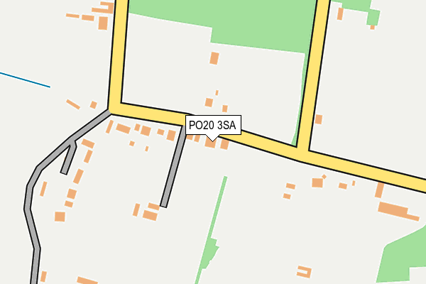 PO20 3SA map - OS OpenMap – Local (Ordnance Survey)