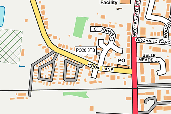PO20 3TB map - OS OpenMap – Local (Ordnance Survey)