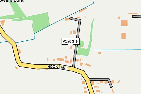 PO20 3TF map - OS OpenMap – Local (Ordnance Survey)