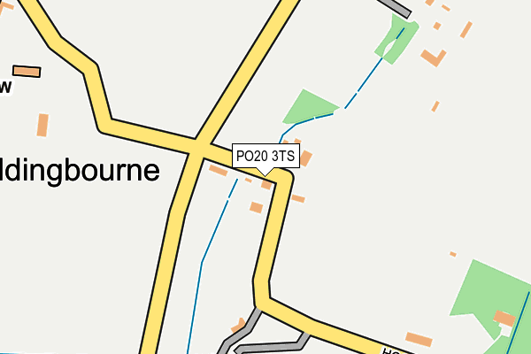 PO20 3TS map - OS OpenMap – Local (Ordnance Survey)