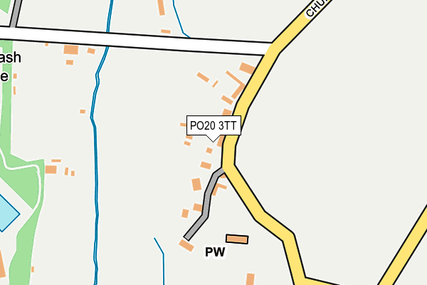 PO20 3TT map - OS OpenMap – Local (Ordnance Survey)