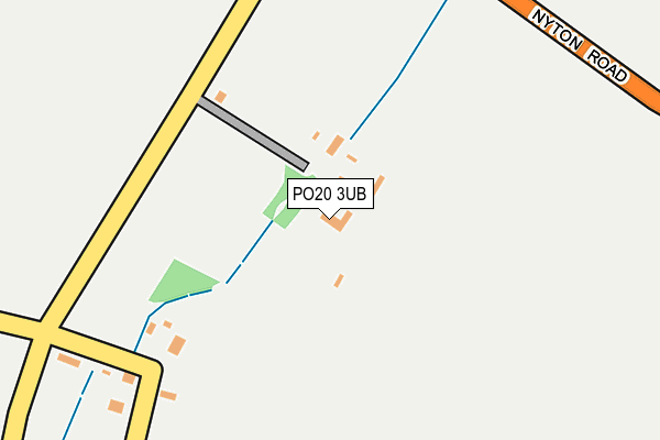 PO20 3UB map - OS OpenMap – Local (Ordnance Survey)