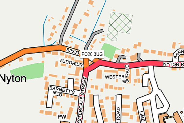 PO20 3UG map - OS OpenMap – Local (Ordnance Survey)