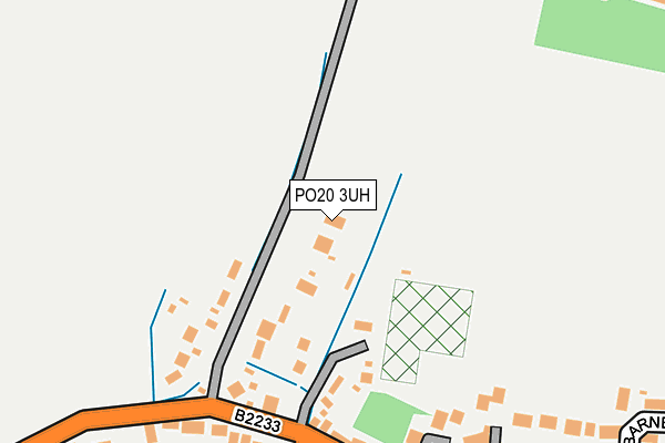 PO20 3UH map - OS OpenMap – Local (Ordnance Survey)