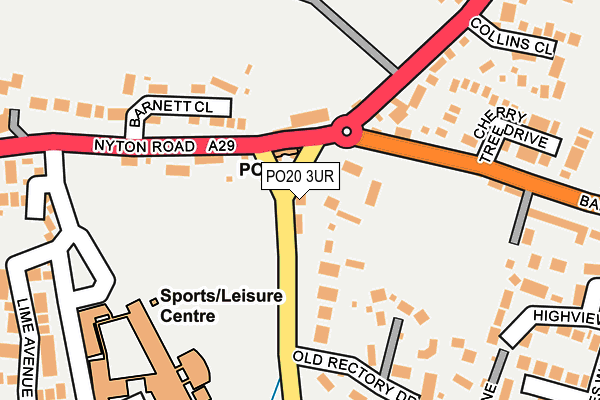 PO20 3UR map - OS OpenMap – Local (Ordnance Survey)