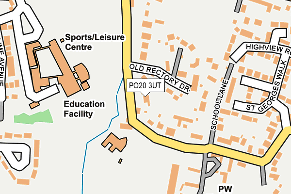 PO20 3UT map - OS OpenMap – Local (Ordnance Survey)