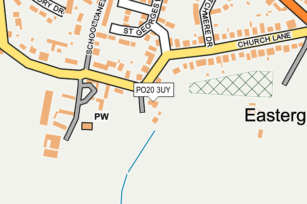 PO20 3UY map - OS OpenMap – Local (Ordnance Survey)