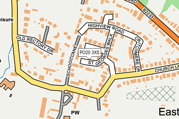 PO20 3XS map - OS OpenMap – Local (Ordnance Survey)