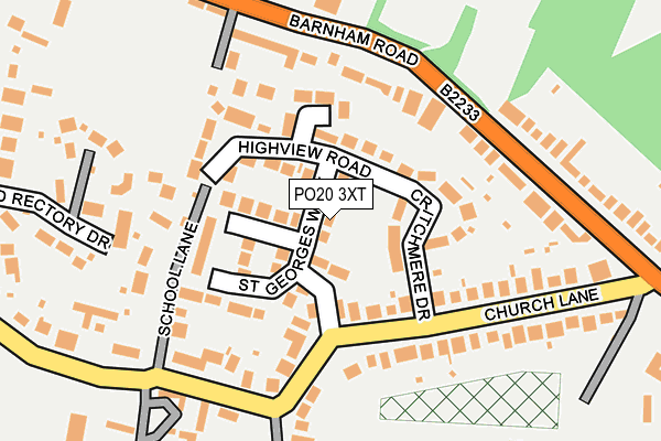 PO20 3XT map - OS OpenMap – Local (Ordnance Survey)