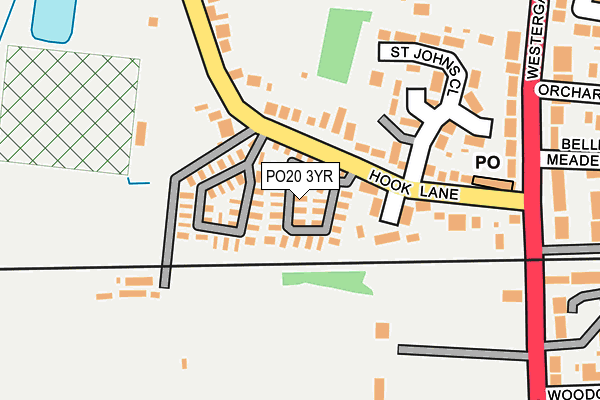 PO20 3YR map - OS OpenMap – Local (Ordnance Survey)