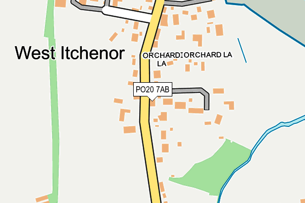 PO20 7AB map - OS OpenMap – Local (Ordnance Survey)