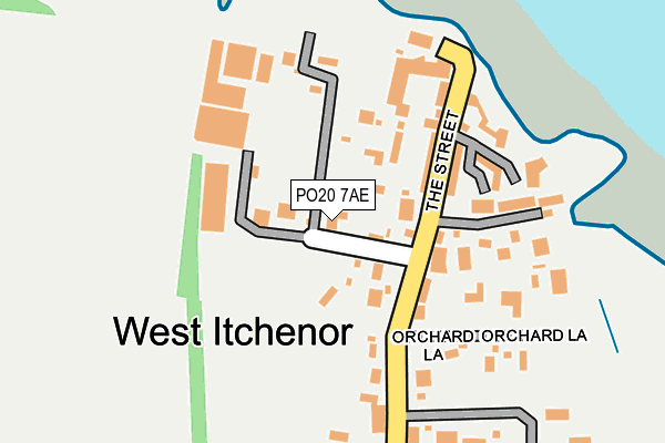 PO20 7AE map - OS OpenMap – Local (Ordnance Survey)