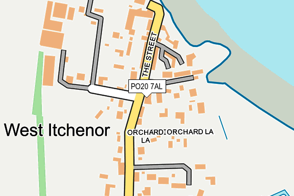 PO20 7AL map - OS OpenMap – Local (Ordnance Survey)