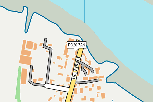 PO20 7AN map - OS OpenMap – Local (Ordnance Survey)