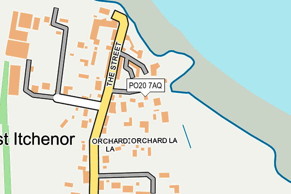 PO20 7AQ map - OS OpenMap – Local (Ordnance Survey)