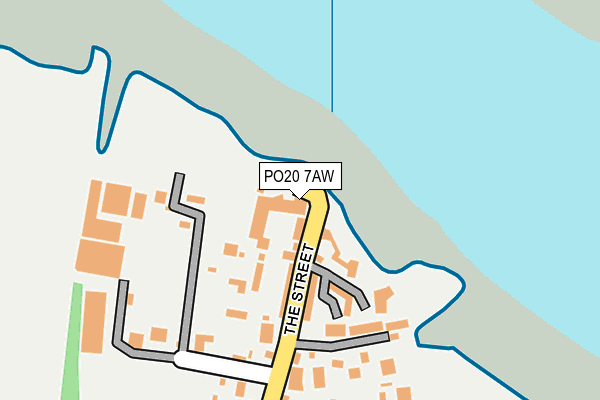 PO20 7AW map - OS OpenMap – Local (Ordnance Survey)