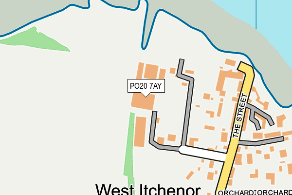 PO20 7AY map - OS OpenMap – Local (Ordnance Survey)