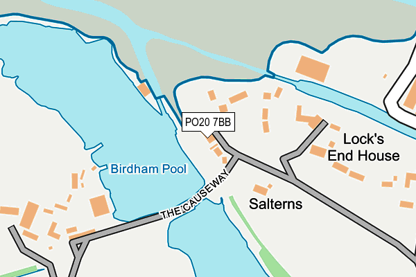 PO20 7BB map - OS OpenMap – Local (Ordnance Survey)