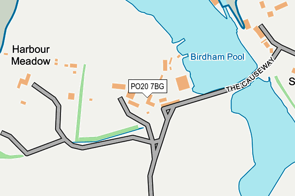 PO20 7BG map - OS OpenMap – Local (Ordnance Survey)