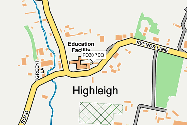 PO20 7DQ map - OS OpenMap – Local (Ordnance Survey)