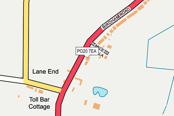 PO20 7EA map - OS OpenMap – Local (Ordnance Survey)