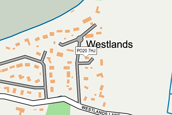 PO20 7HJ map - OS OpenMap – Local (Ordnance Survey)