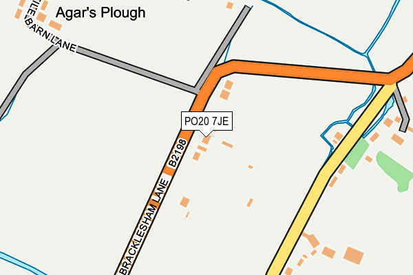 PO20 7JE map - OS OpenMap – Local (Ordnance Survey)