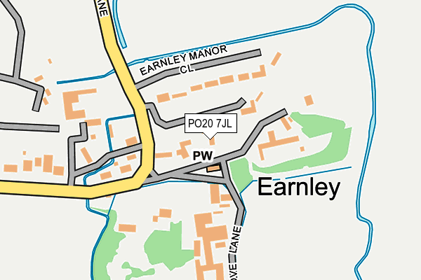 PO20 7JL map - OS OpenMap – Local (Ordnance Survey)