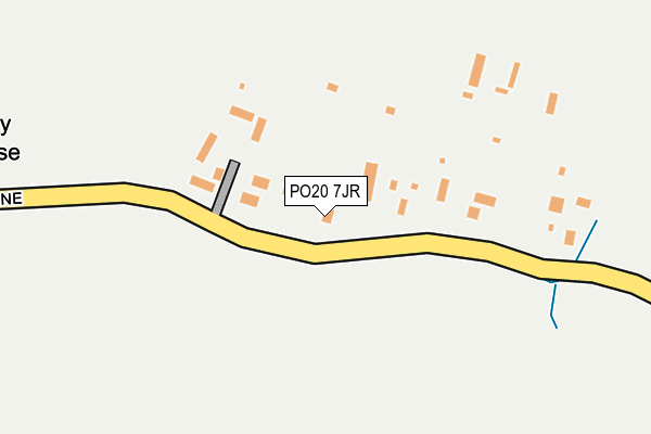 PO20 7JR map - OS OpenMap – Local (Ordnance Survey)