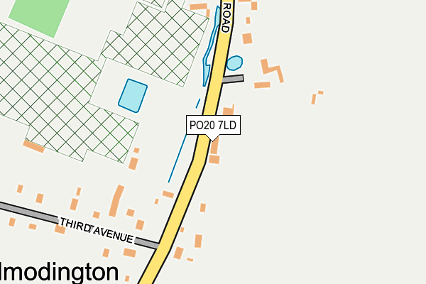 PO20 7LD map - OS OpenMap – Local (Ordnance Survey)