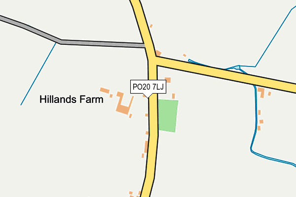 PO20 7LJ map - OS OpenMap – Local (Ordnance Survey)