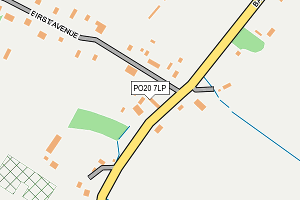 PO20 7LP map - OS OpenMap – Local (Ordnance Survey)
