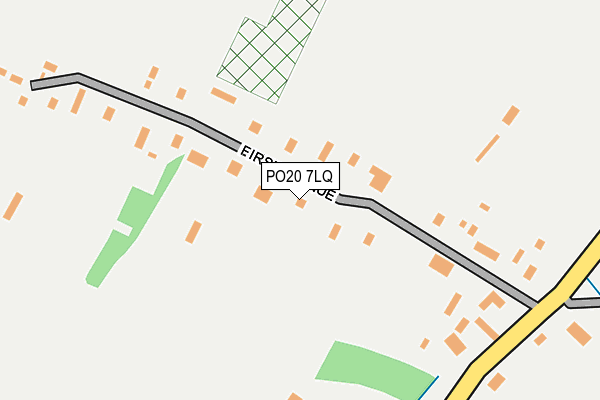 PO20 7LQ map - OS OpenMap – Local (Ordnance Survey)